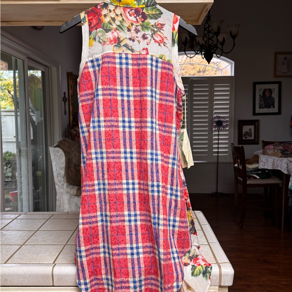 Aratta Sleeveless Floral Shirt Dress – Size S – Retail $190 🌺✨ - Picture 4 of 8
